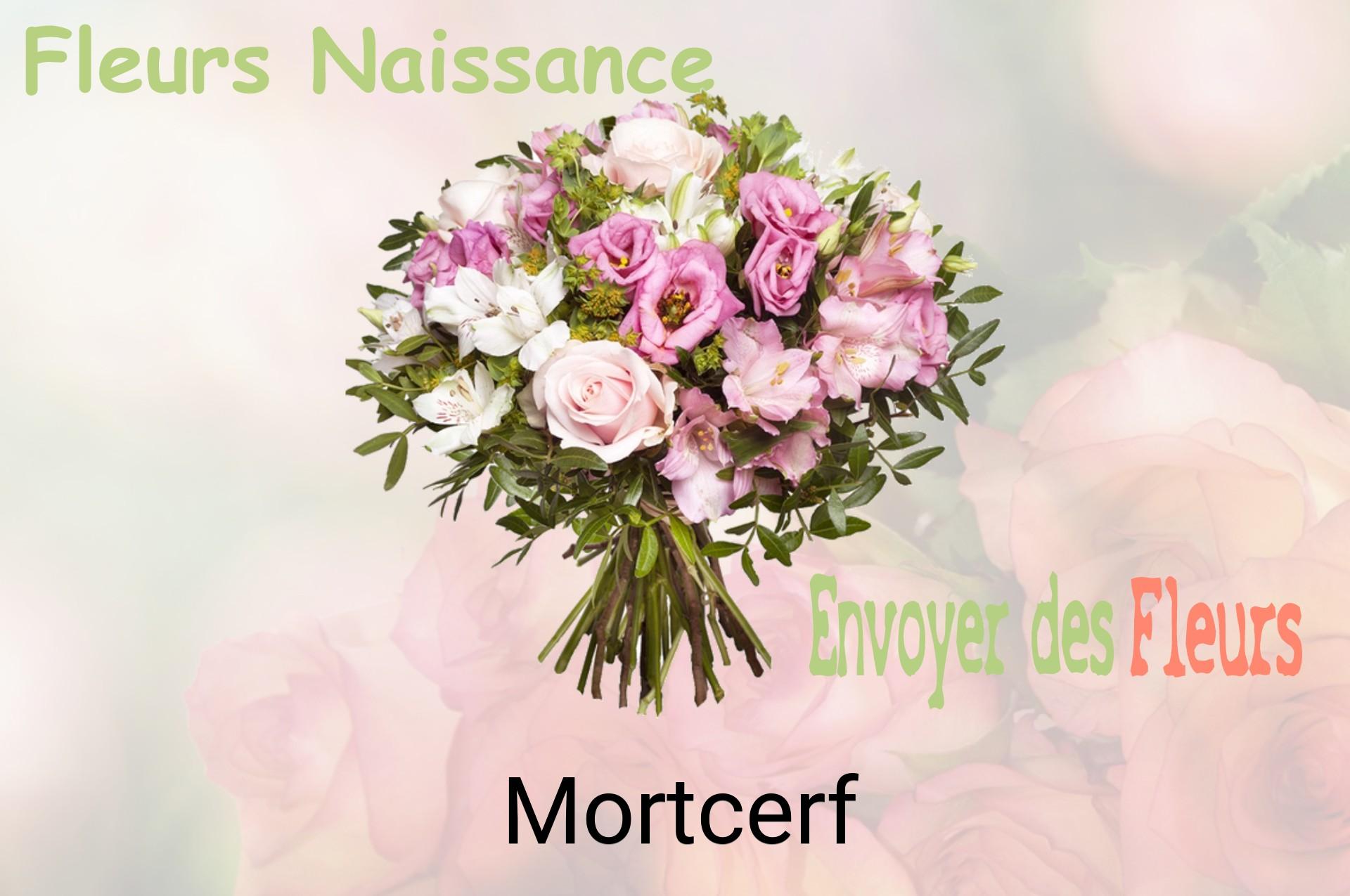 Bouquet de fleurs de naissance livré à Mortcerf